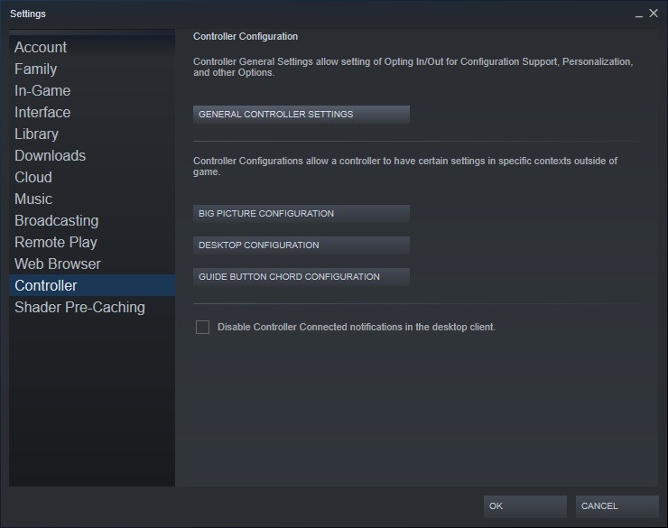 steam for mac controller support